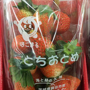 スーパーのいちごパックの写真