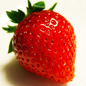 完熟いちごの写真