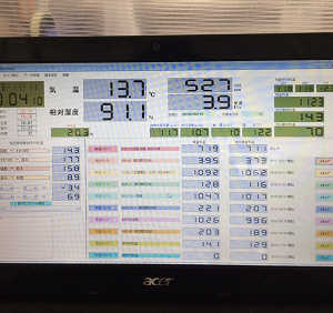 パソコン画面の写真